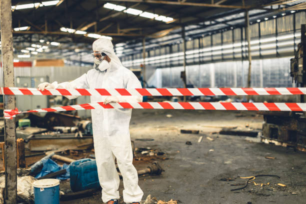 Professional Hoarding Cleanup technician working in Burlington, WI